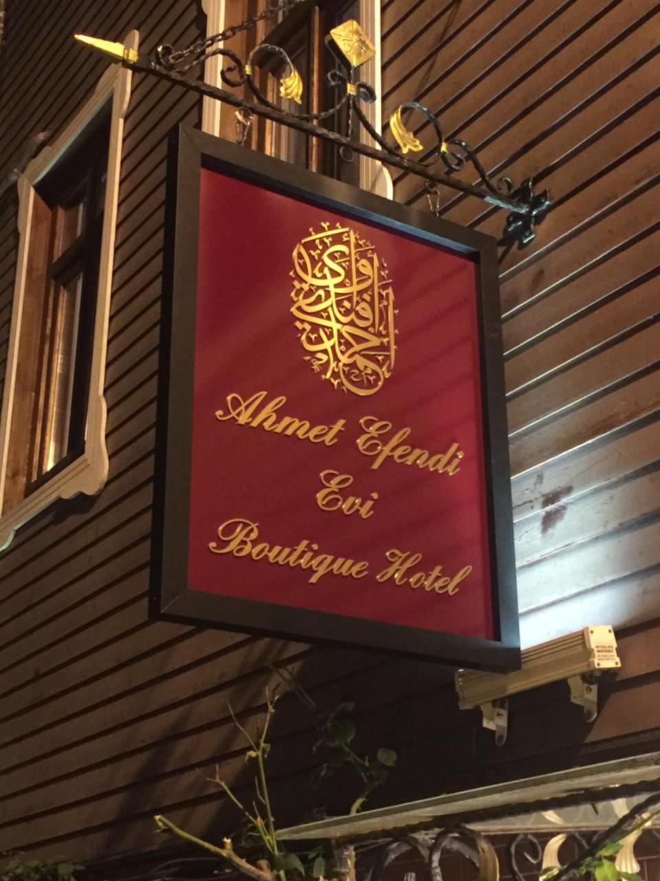 Ahmet Efendi Evi Hotell Istanbul Eksteriør bilde